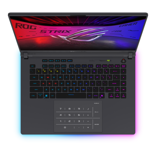 Laptop ASUS ROG Strix G16 (2025) G615LR-S5076, Intel Core Ultra 7 255HX, 16 inch, RAM 32GB, SSD 2TB, nVidia GeForce RTX 5070 Ti 12GB, No OS, Volt Green