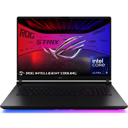 Laptop ASUS ROG Strix SCAR 18 MiniLED (2025) G835LW-SA061, Intel Core Ultra 9 275HX, 18 inch, RAM 64GB, SSD 2 x 2 TB, nVidia GeForce RTX 5080 16 GB, No OS, Off Black