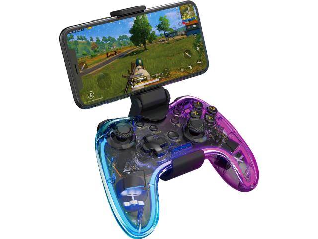 Game Pad Marvo GT-88, RGB LED, Blutooth, Clear