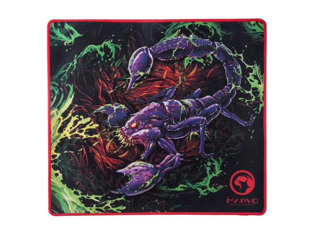 Kit Marvo CM600 - Tastatura KG760 RGB LED, USB, Black + Mouse Optic G932, USB, Multicolor + Casti stereo HG8907, jack, Black-Red + Mouse Pad G21 Scorpion, Multicolor