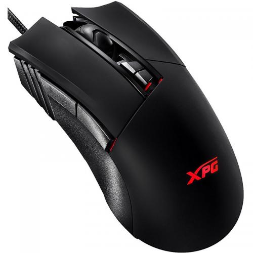 Kit Mouse Optic ADATA INFAREX M10, RGB LED, USB, Black + Mouse Pad INFAREX R10, Black