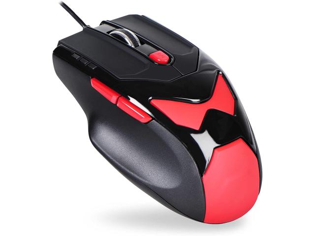 Gaming mouse LASER USB 800-1200-2100-3400DPI OEM HCT015-308
