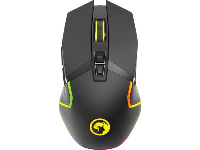 Kit Wireless Marvo CM306 - Tastatura, USB, Black + Mouse Optic, USB, Black + Mouse Pad, Black-Red
