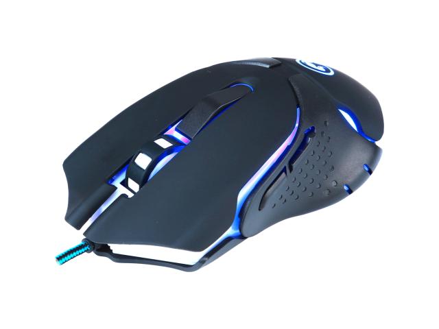 Kit Marvo CM400 - Tastatura K636, RGB LED, USB, Black + Mouse Optic M309, USB, Black + Casti Stereo H8314, jack, Blue + Mouse Pad G1, Black-Red