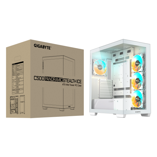 Carcasa Gigabyte C500 Panoramic Stealth ICE, Fara sursa