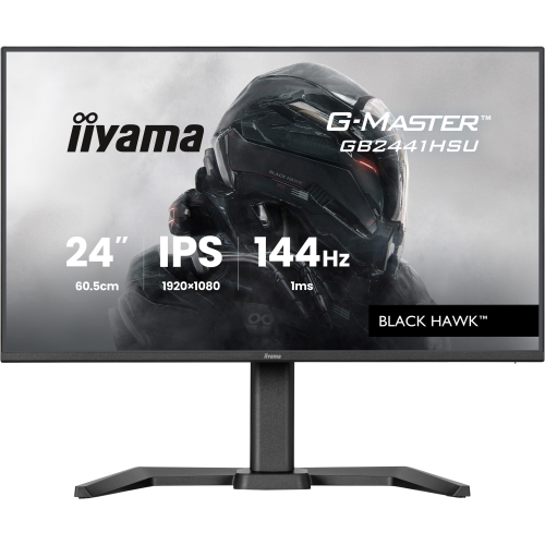 Monitor LED Iiyama G-MASTER Black Hawk GB2441HSU-B1, 23.8 inch, 1920 x 1080 pixeli, 1 ms, Black
