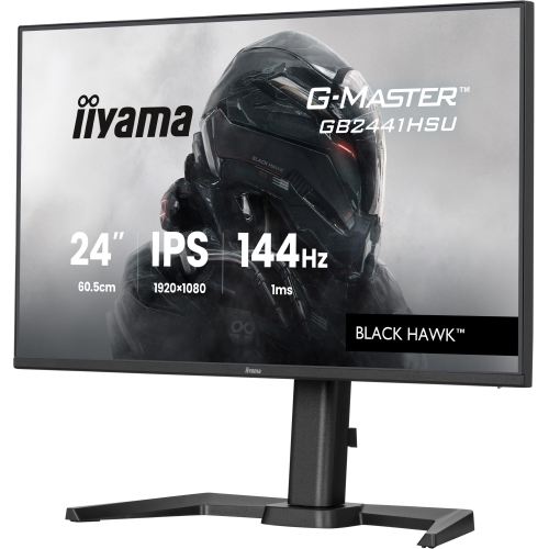 Monitor LED Iiyama G-MASTER Black Hawk GB2441HSU-B1, 23.8 inch, 1920 x 1080 pixeli, 1 ms, Black