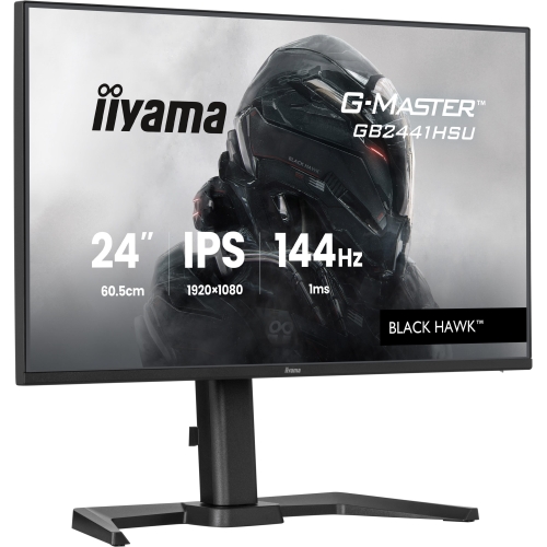 Monitor LED Iiyama G-MASTER Black Hawk GB2441HSU-B1, 23.8 inch, 1920 x 1080 pixeli, 1 ms, Black