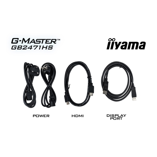 Monitor LED Iiyama G-MASTER Red Eagle GB2471HS-B1, 23.8 inch, 1920 x 1080 pixeli, 0.3 ms, Black