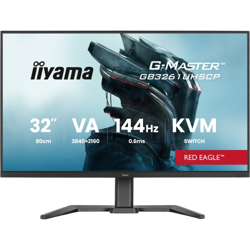 Monitor LED Iiyama G-MASTER Red Eagle GB3261UHSCP-B1, 31.5 inch, 3840 x 2160 pixeli, 0.6 ms, Black