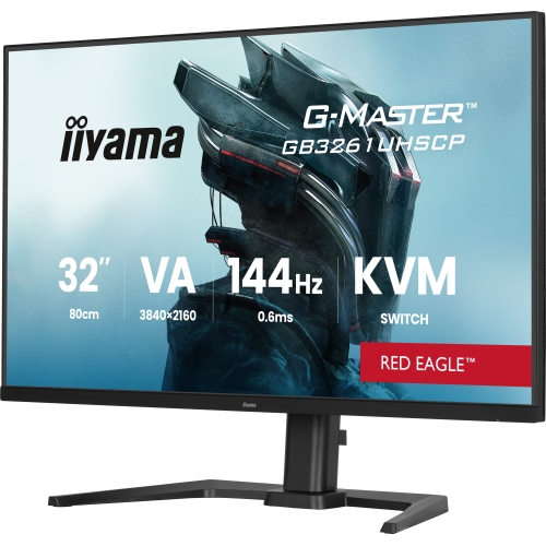 Monitor LED Iiyama G-MASTER Red Eagle GB3261UHSCP-B1, 31.5 inch, 3840 x 2160 pixeli, 0.6 ms, Black