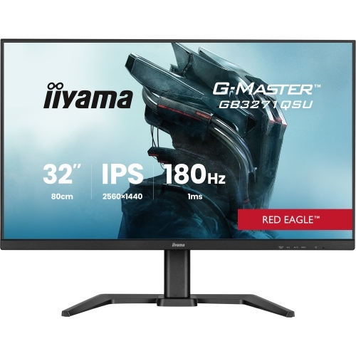 Monitor LED Iiyama G-MASTER GB3271QSU-B2, 31.5 inch, 2560 x 1440 pixeli, 1 ms MPRT, Black