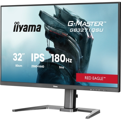 Monitor LED Iiyama G-MASTER GB3271QSU-B2, 31.5 inch, 2560 x 1440 pixeli, 1 ms MPRT, Black