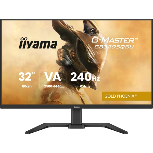 Monitor LED Iiyama G-MASTER Gold Phoenix GB3295QSU-B1, 31.5 inch, 2560 x 1440 pixeli, 0.4 ms, Black