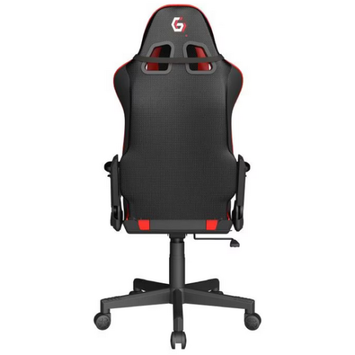 GEMBIRD Gaming chair SCORPION black mesh red skin accents