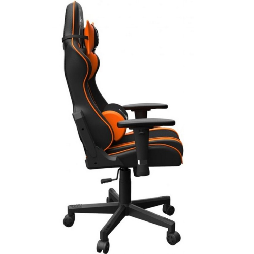 GEMBIRD Gaming chair SCORPION black mesh orange skin