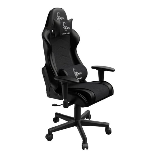GEMBIRD Gaming chair SCORPION black mesh black skin