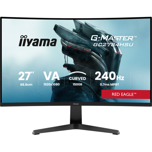 IJGC2784HSU-B1 Red, VA FHD, 1500R, 240Hz, 2A