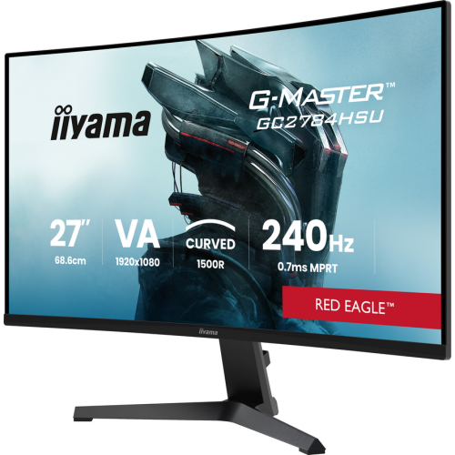 IJGC2784HSU-B1 Red, VA FHD, 1500R, 240Hz, 2A