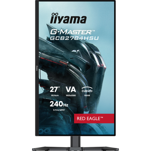 IJGCB2784HSU-B1 Red, VA FHD, 1500R, 240Hz, 2A