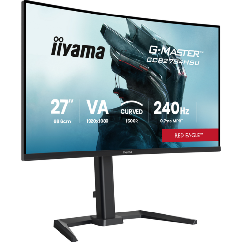 IJGCB2784HSU-B1 Red, VA FHD, 1500R, 240Hz, 2A