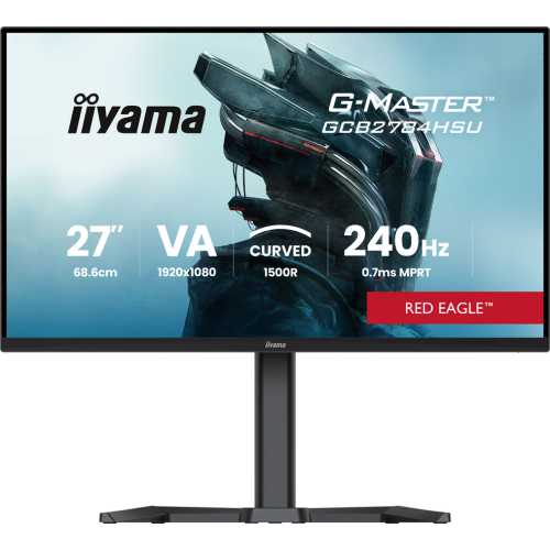 IJGCB2784HSU-B1 Red, VA FHD, 1500R, 240Hz, 2A