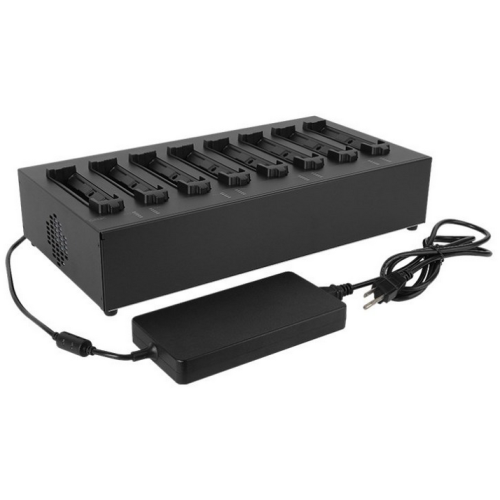 Statie de incarcare Getac GCECEB pentru acumulator Tableta T800, 8 sloturi, Black