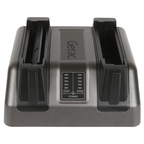 Statie de incarcare Getac GCMCEF pentru acumulator Tableta K120, 2 sloturi, Black