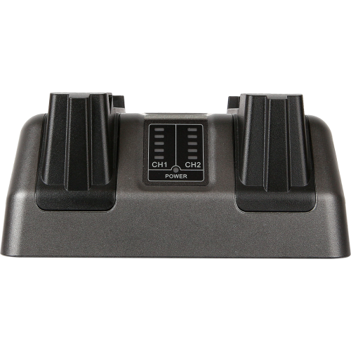 Statie de incarcare Getac GCMCEF pentru acumulator Tableta K120, 2 sloturi, Black