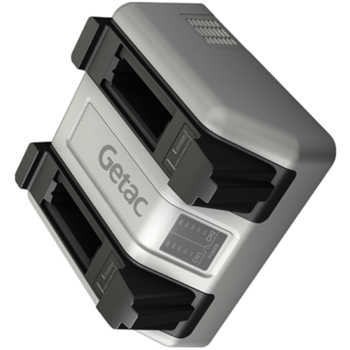  Statie de incarcare Getac GCMCEM pentru acumulator Tableta ZX10/ZX80, 2 sloturi, Black-Grey