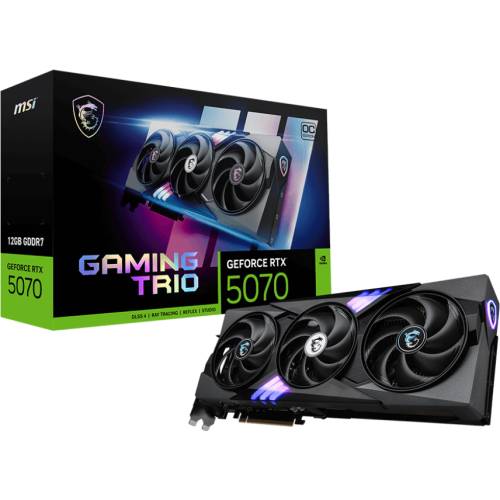 Placa video MSI nVidia GeForce RTX 5070 GAMING TRIO OC 12 GB, GDDR7, 192 bit