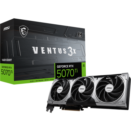 Placa video MSI nVidia GeForce RTX 5070 Ti VENTUS 3X 16 GB, GDDR7, 256 bit