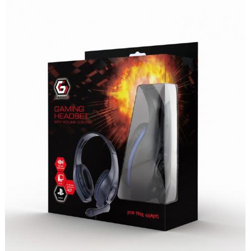 Casti cu microfon Gembird GHS-05-B, 3.5mm jack, Black