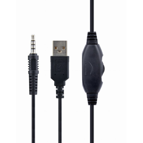 Casti cu microfon Gembird GHS-06, 3.5 mm jack, Black