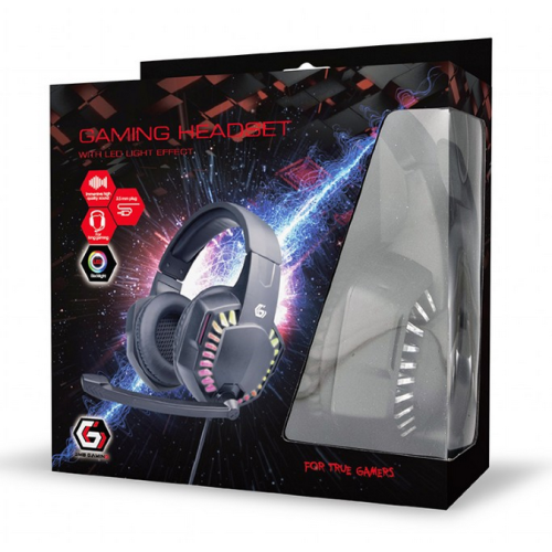 Casti cu microfon Gembird GHS-06, 3.5 mm jack, Black