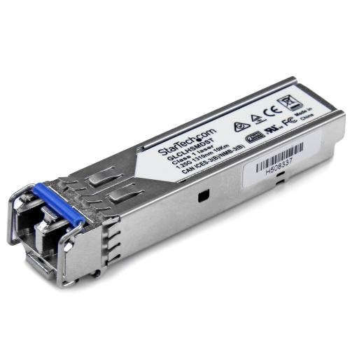 Transceiver Startech SFP 1.25GB GLCLHSMDST, 1310 nm, Single-Mode / Multi-Mode, DDM, 10 km, Duplex LC