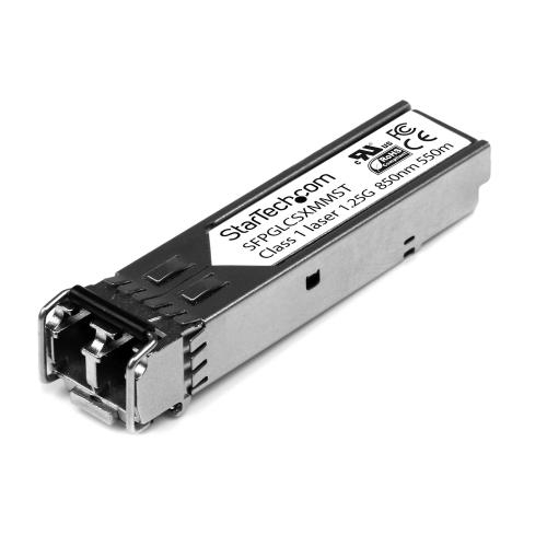 Transceiver Startech SFP 1.25GB GLCSXMM10PST, 850nm, Multi-Mode, 550 m, Duplex LC, 10 bucati