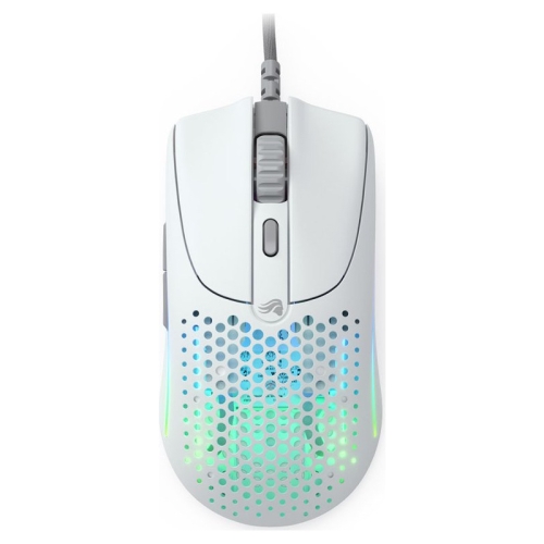 Mouse Optic Glorious PC Gaming Model O 2 PRO, USB, White