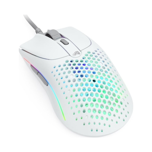 Mouse Optic Glorious PC Gaming Model O 2 PRO, USB, White