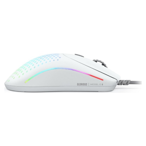 Mouse Optic Glorious PC Gaming Model O 2 PRO, USB, White