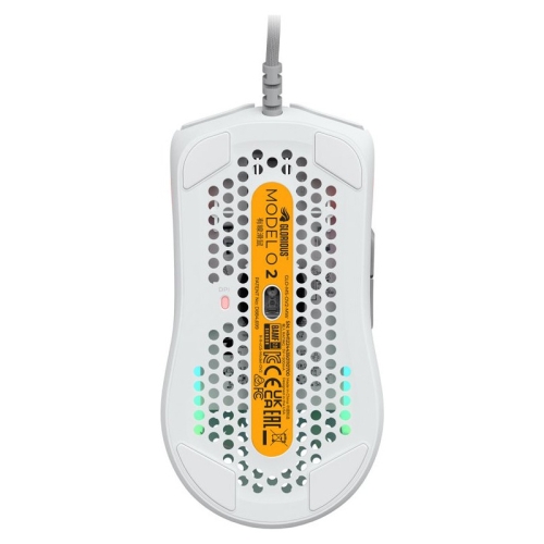 Mouse Optic Glorious PC Gaming Model O 2 PRO, USB, White