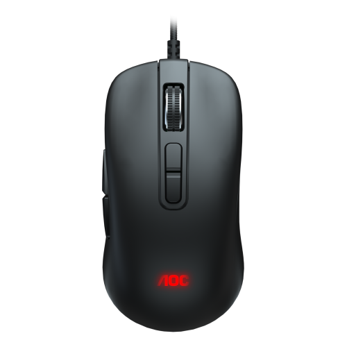 Mouse Optic AOC GM300B, RGB LED, USB, Black