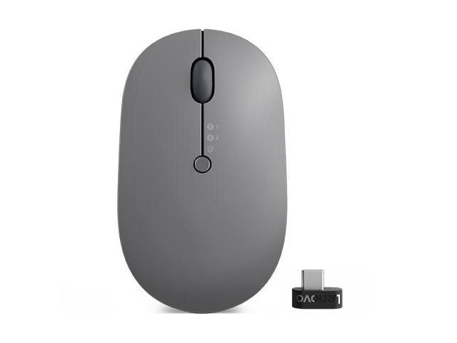 Mouse Optic Lenovo Go Multi-Device, USB-C Wireless/Bluetooth, Thunder Black