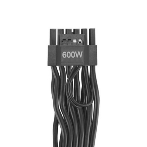 Cablu Deepcool GP-PCI-E-12VHPWR, 2 x 6+2pin PCI-E - 1 x 12VHPWR, 0.65m, Black
