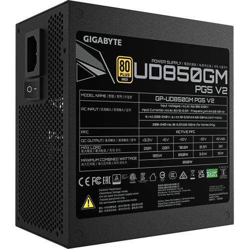 Sursa Gigabyte GP-UD850GM PG5 V2, 850 W