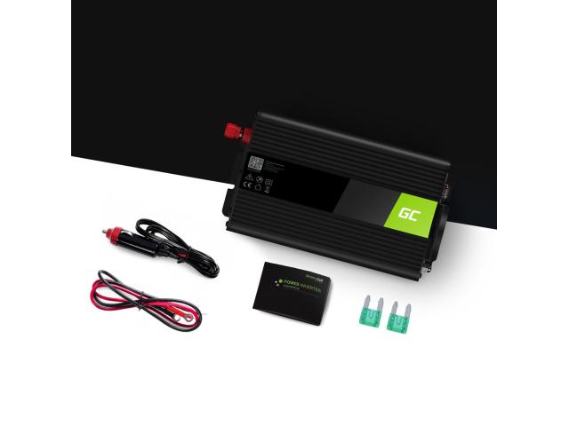 Green Cell Power Inverter 12V to 230V 300W/600W Modified sine wave