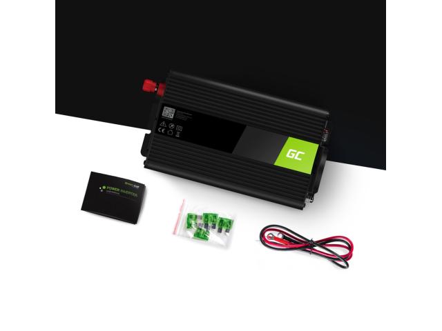 Green Cell Power Inverter 24V to 230V 1000W/2000W Pure sine wave