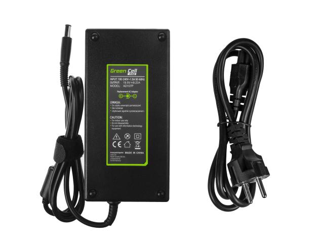 Green Cell PRO Charger / AC Adapter 19.5V 9.23A 180W for Dell Latitude E5510 E7240 E7440 Alienware 13 14 15 M14x M15x R1 R2 R3