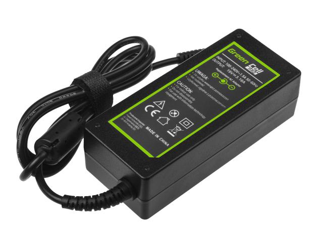 Green Cell PRO Charger / AC Adapter 19V 3.16A 60W for Samsung R519 R719 RV510 NP270E5E NP275E5E NP300E5A NP300E5E NP300E5C