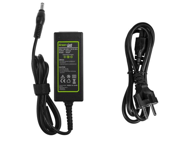 Green Cell PRO Charger / AC Adapter 20V 2A 40W for Lenovo IdeaPad S10 S10-2 S10-3 S10-3s S100 S110 S400 S405 U260 U310 Z500